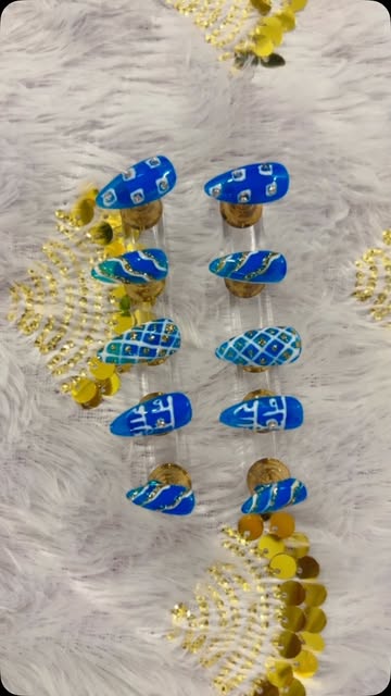 Detailed nail art by Reena Celeste Beauty